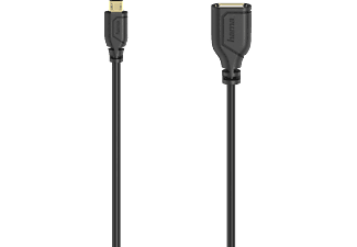 HAMA Micro-USB-OTG-Kabel "Flexi-Slim", USB 2.0, 480 Mbit/s, 0,15 m