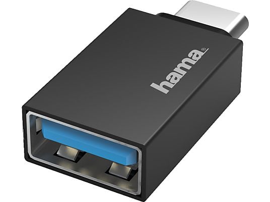 HAMA 200311 USB-OTG-Adapter, USB-C-Stecker - USB-Buchse, USB 3.2 Gen1, 5 Gbit/s