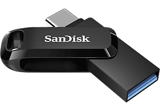 SANDISK Ultra® Dual Drive Go - USB Stick  (32 GB, Schwarz)
