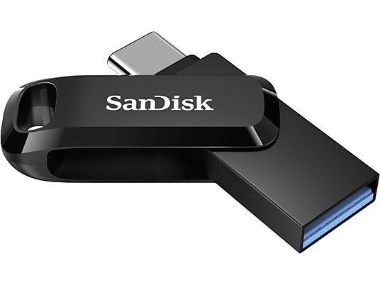 SANDISK Ultra® Dual Drive Go - USB Stick  (32 GB, Schwarz)