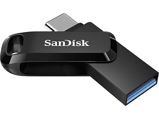 SANDISK Ultra® Dual Drive Go - Chiavetta USB  (128 GB, Nero)