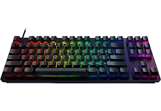 RAZER Huntsman Tournament Edition - Gaming Tastatur, Kabelgebunden, QWERTY, Opto-Mechanical, Razer Linear Optical Switch (Rot), Schwarz