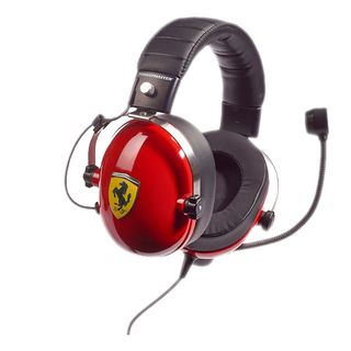 THRUSTMASTER T.Racing Scuderia Ferrari Edition - DTS - Casque de jeu (Noir/Rouge)