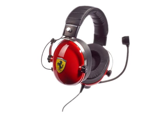 THRUSTMASTER T.Racing Scuderia Ferrari Edition - DTS - Gaming Headset (Schwarz/Rot)