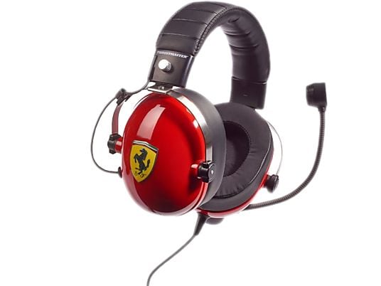 THRUSTMASTER T.Racing Scuderia Ferrari Edition - DTS - Casque de jeu (Noir/Rouge)