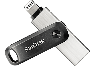 SANDISK iXpand Go - Chiavetta USB  (64 GB, Nero/Argento)