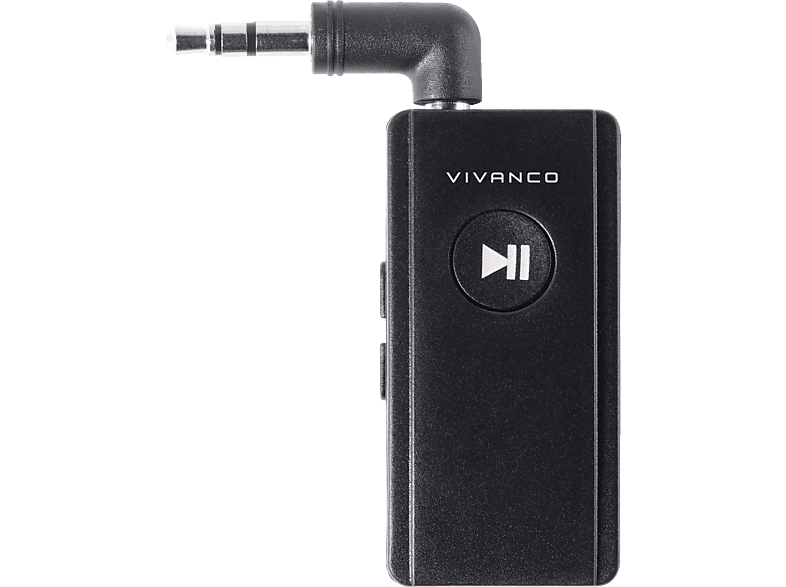 VIVANCO Bluetooth® Audio Empfänger AUX Adapter Schwarz
