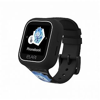 Smartwatch - Elari Fixitime, Para niños, 1.4", Bluetooth, IP68, GPS, 450 mAh, 4 días autonomía, SOS, Negro