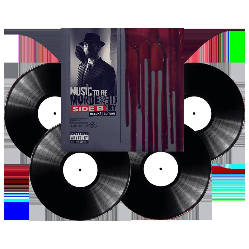 Albumcover: ein Album mit vier Schallplatten.