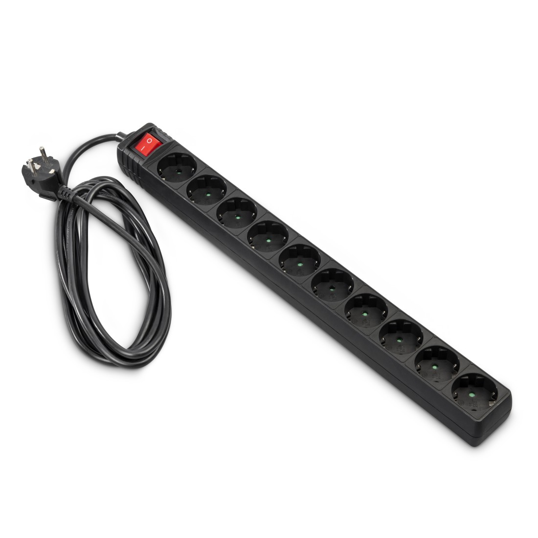HAMA 10-fach Steckdosenleiste, 3 m