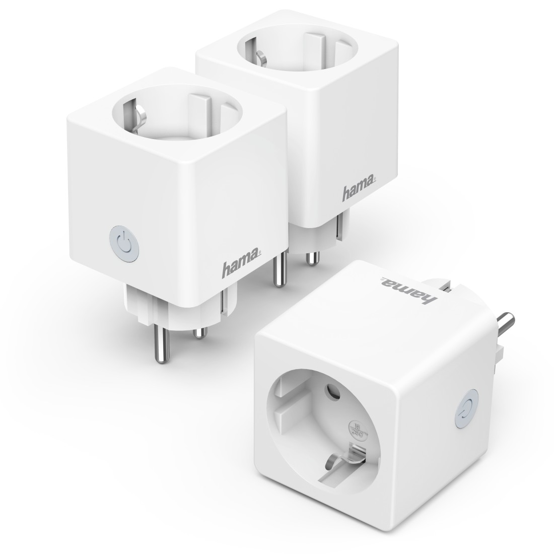 HAMA 3er Pack WIFI Steckdose mit App oder Sprachsteuerung