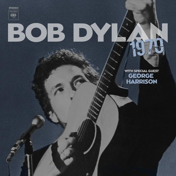 Bob Dylan albumhoes uit 1970, met afbeelding van Bob Dylan die gitaar speelt.