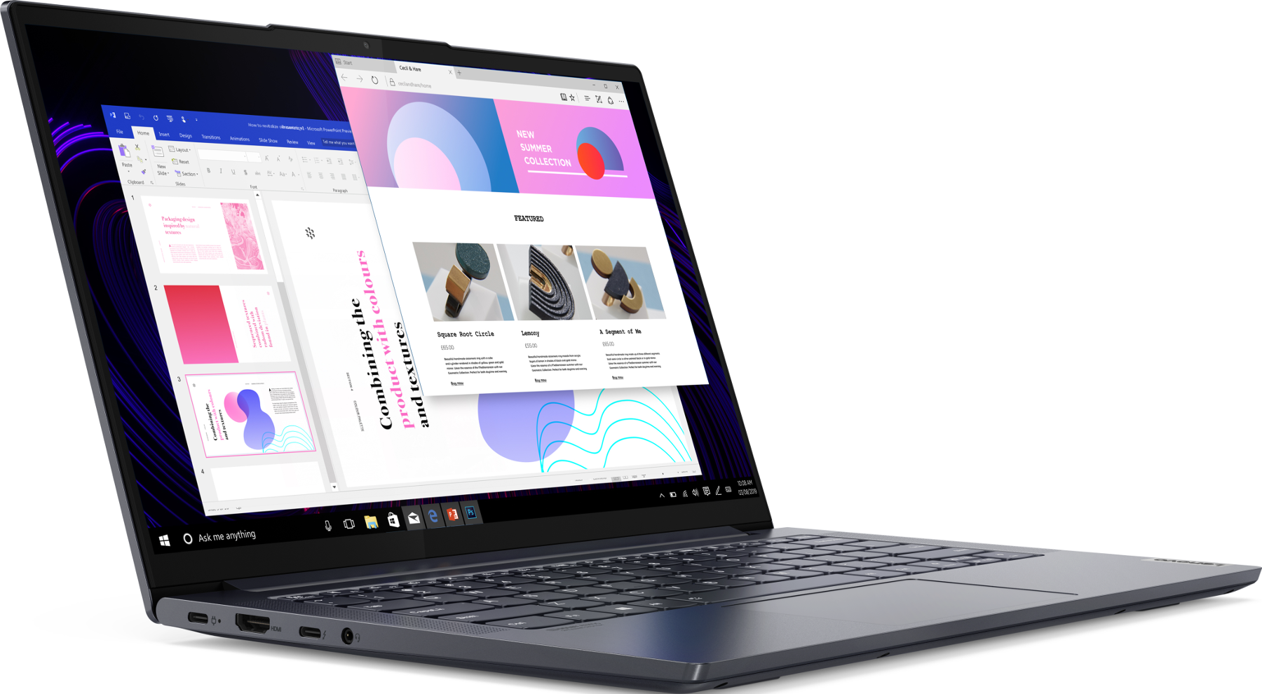 LENOVO-YOGA Yoga Slim 7i 14ITL05 - Notebook (14 ", 512 GB SSD, Schiefergrau)