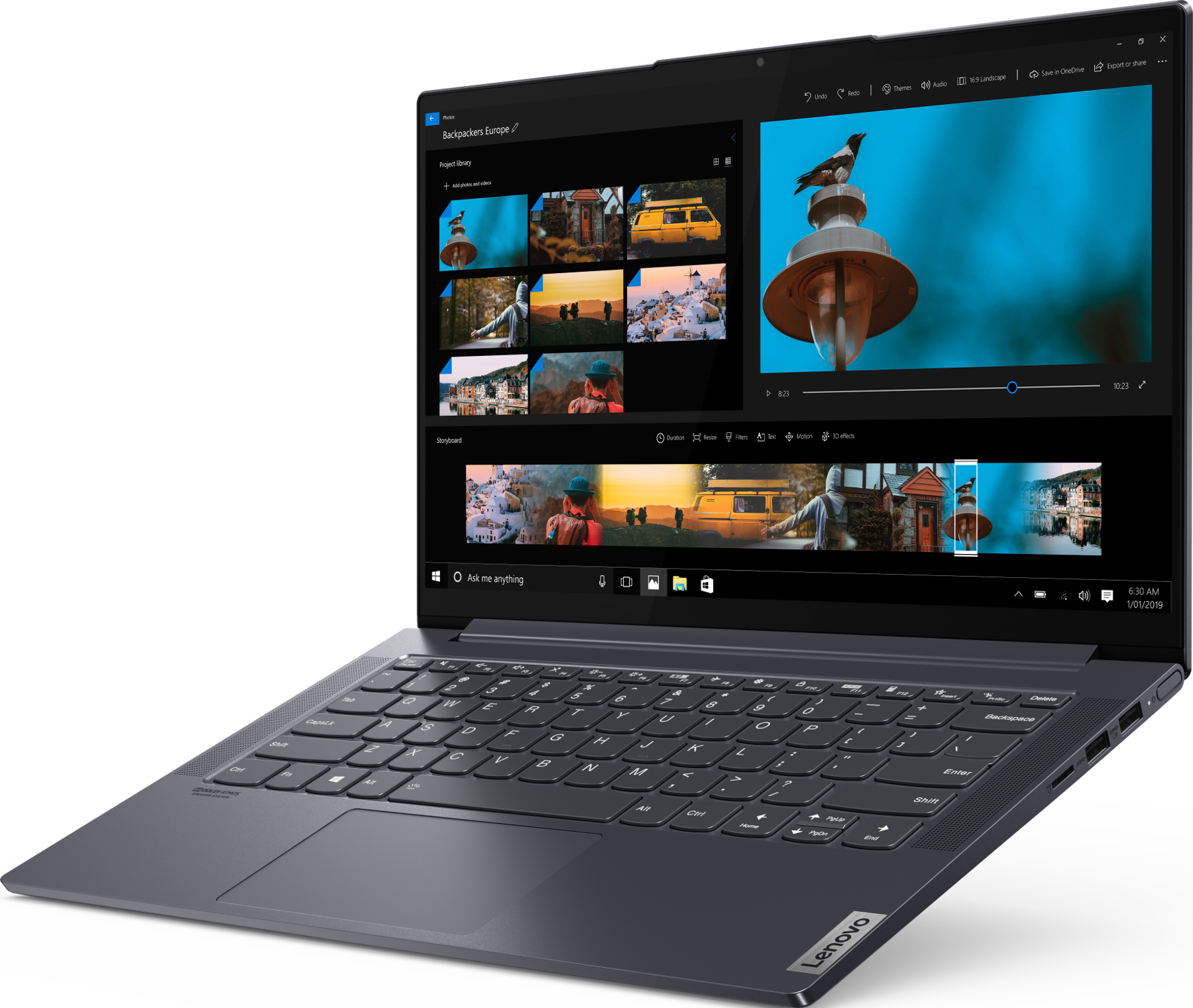 LENOVO-YOGA Yoga Slim 7i 14ITL05 - Notebook (14 ", 512 GB SSD, Schiefergrau)