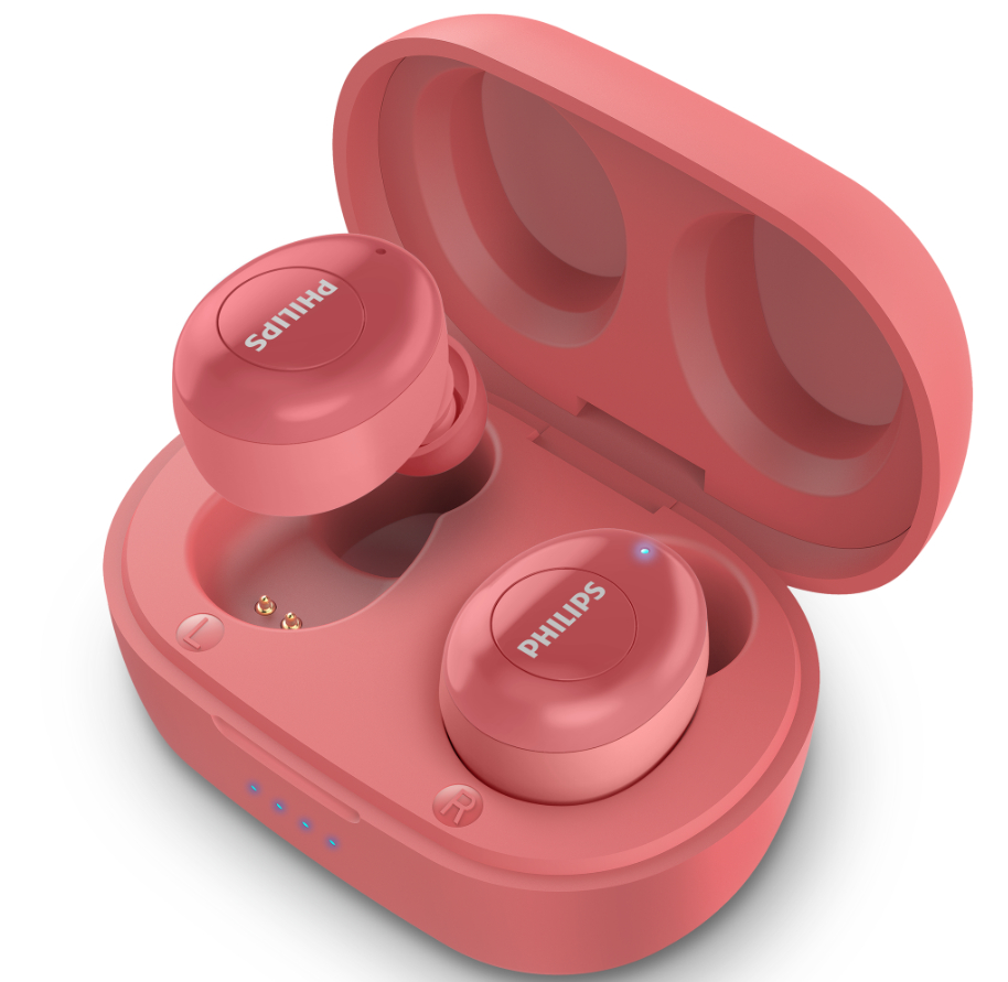 PHILIPS TAT2205WT/00, In-ear Kopfhörer Bluetooth Rot