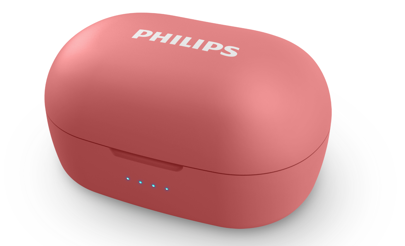 PHILIPS TAT2205WT/00, In-ear Kopfhörer Bluetooth Rot