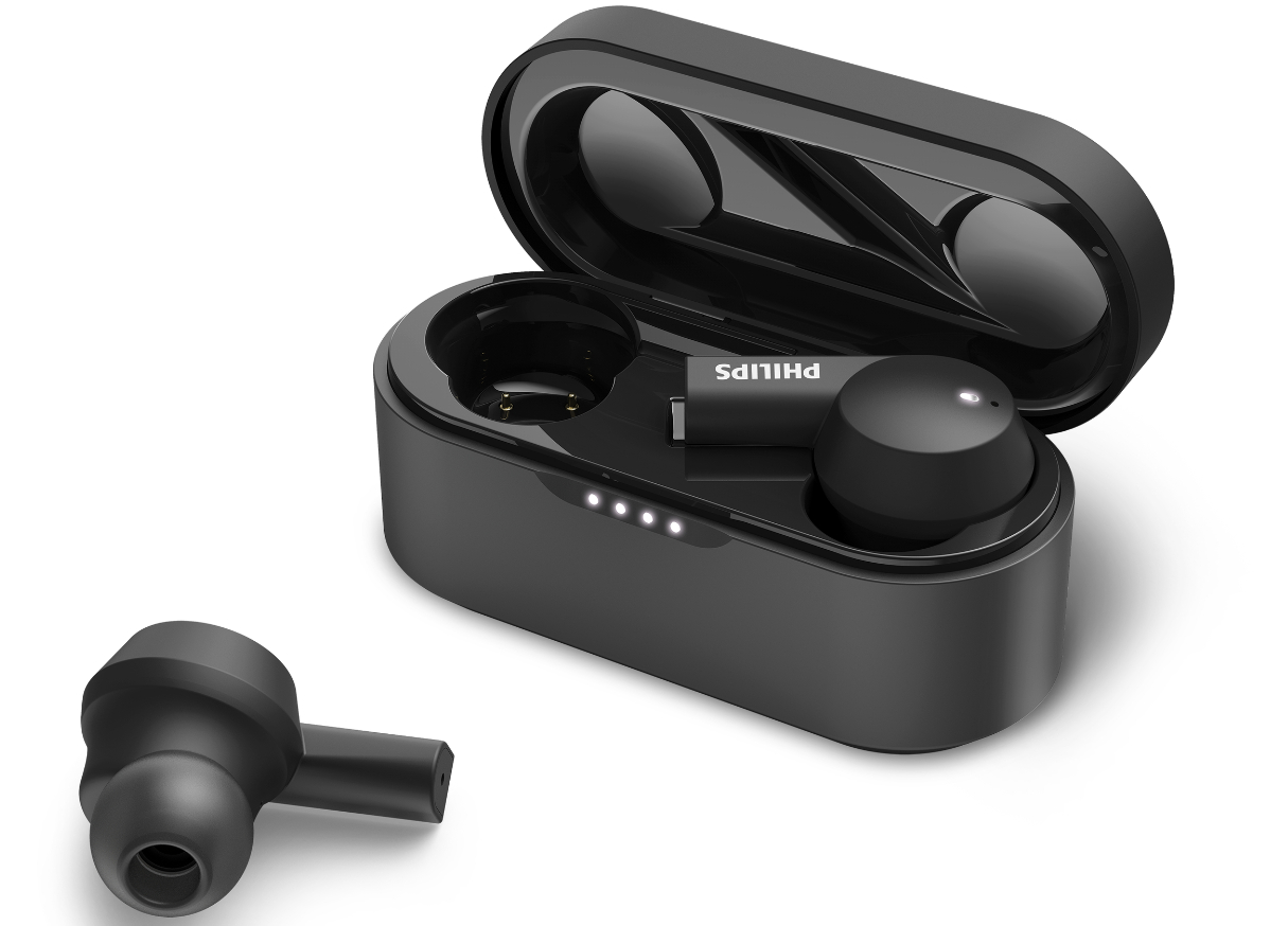 PHILIPS TAT5505BK/00, In-ear Kopfhörer Bluetooth Schwarz
