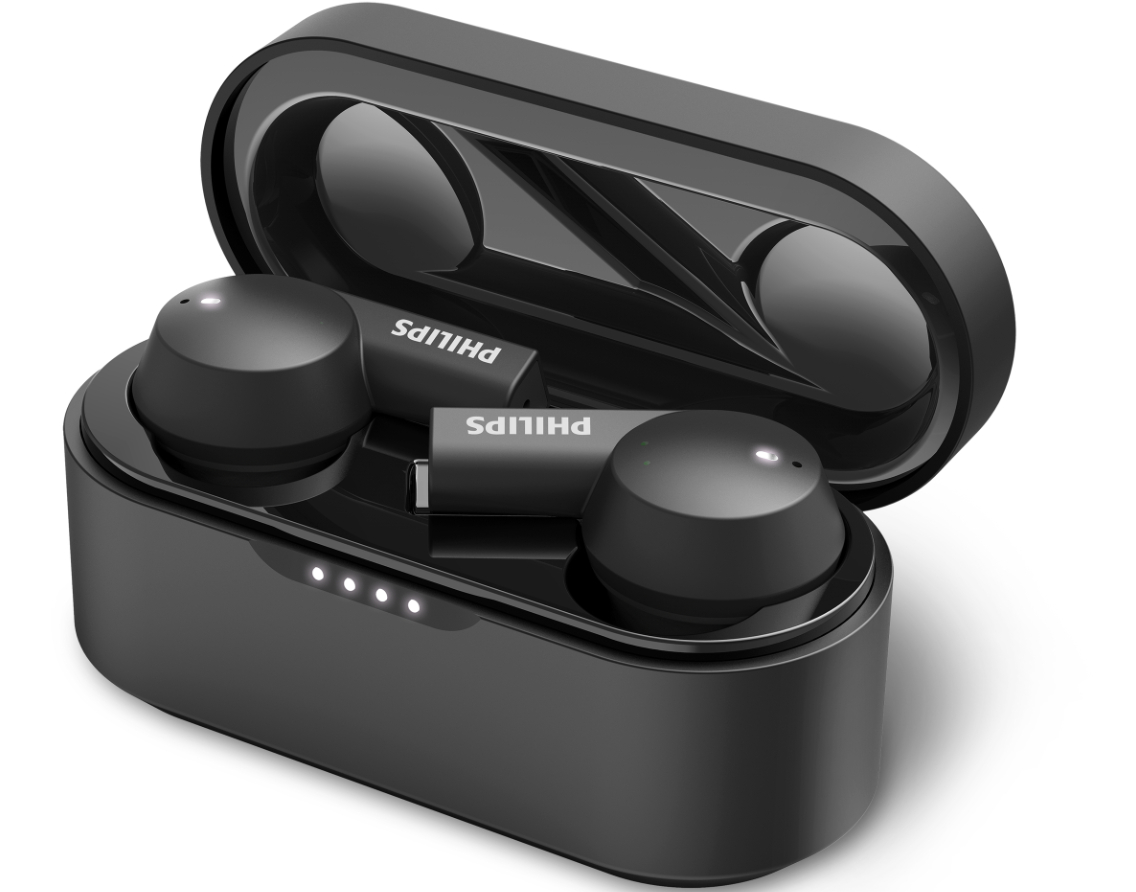 PHILIPS TAT5505BK/00, In-ear Kopfhörer Bluetooth Schwarz