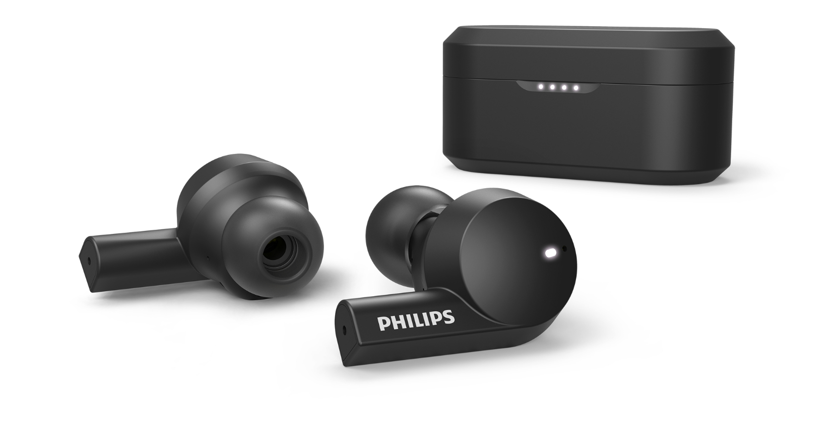PHILIPS TAT5505BK/00, In-ear Kopfhörer Bluetooth Schwarz