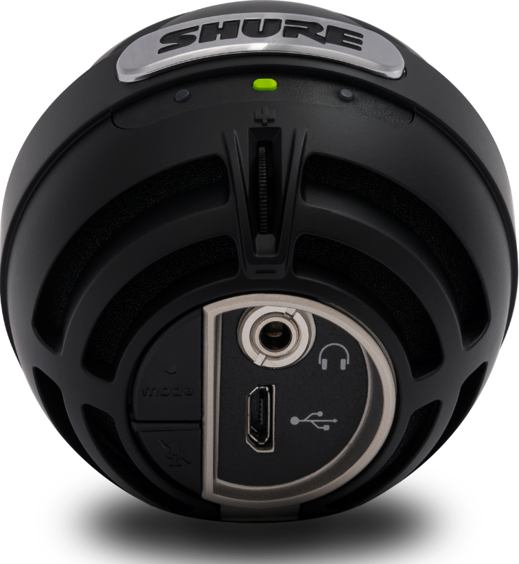 SHURE MV5C-USB Digitales Kondensator Mikrofon Schwarz/Grau