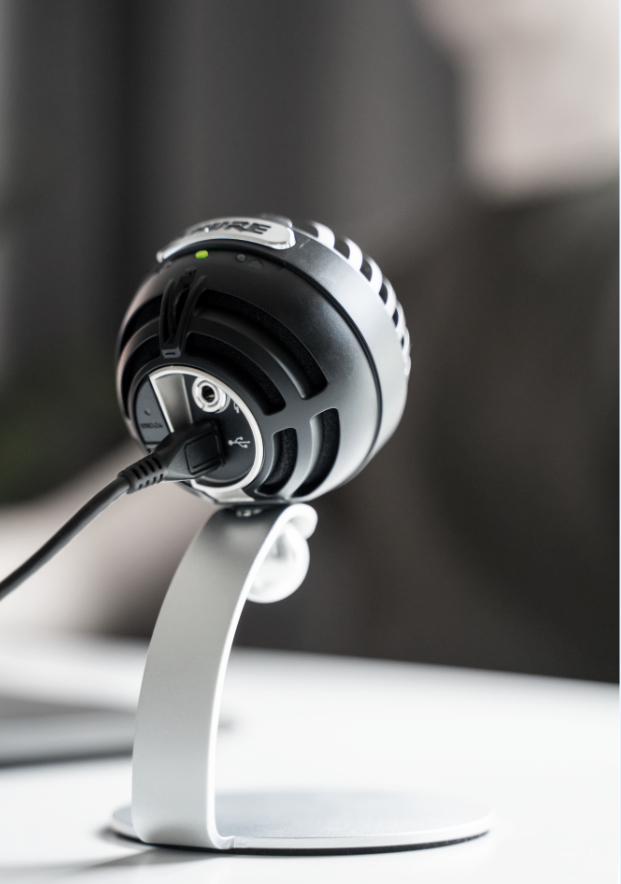 SHURE MV5C-USB Digitales Kondensator Mikrofon Schwarz/Grau