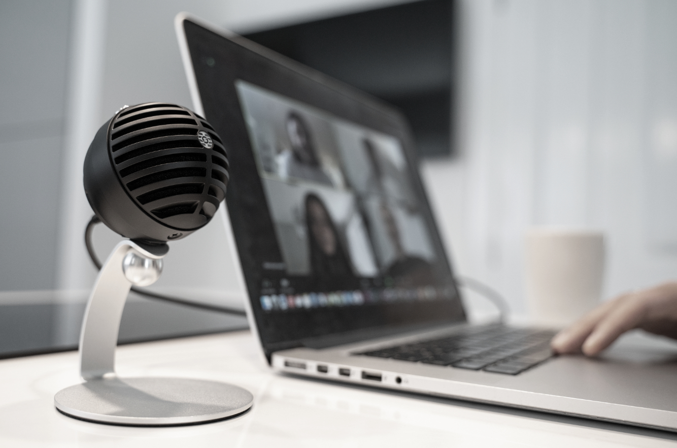 SHURE MV5C-USB Digitales Kondensator Mikrofon Schwarz/Grau