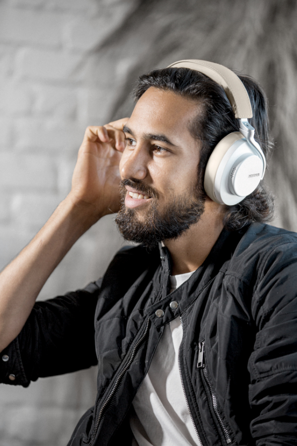 SHURE AONIC 50, Over-ear Kopfhörer Bluetooth Weiß