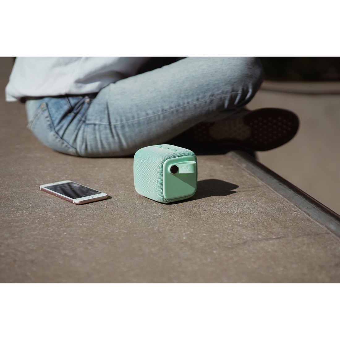 FRESH ‘N REBEL Rockbox Bold S Bluetooth Lautsprecher, Türkis, Wasserfest
