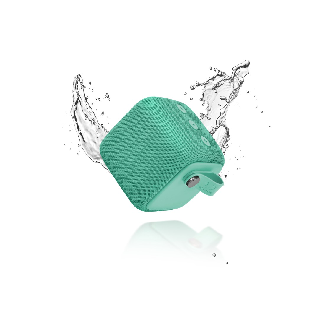 FRESH ‘N REBEL Rockbox Bold S Bluetooth Lautsprecher, Türkis, Wasserfest