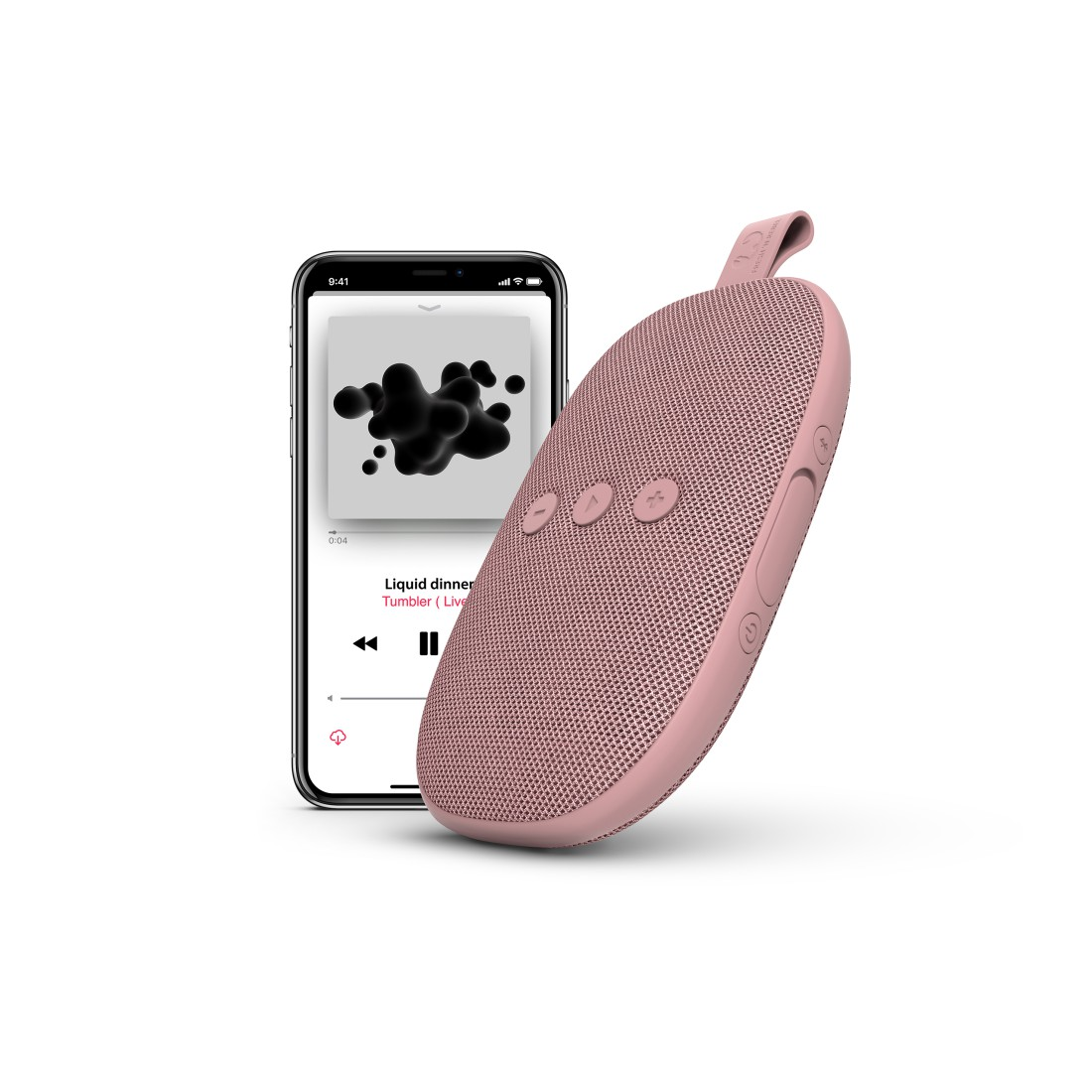 FRESH N REBEL Rockbox Bold X Bluetooth Lautsprecher, Pink