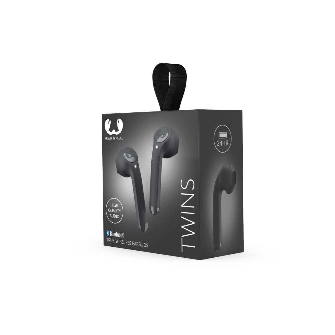 FRESH ‘N REBEL Twins, In-ear Kopfhörer Bluetooth Storm Grey