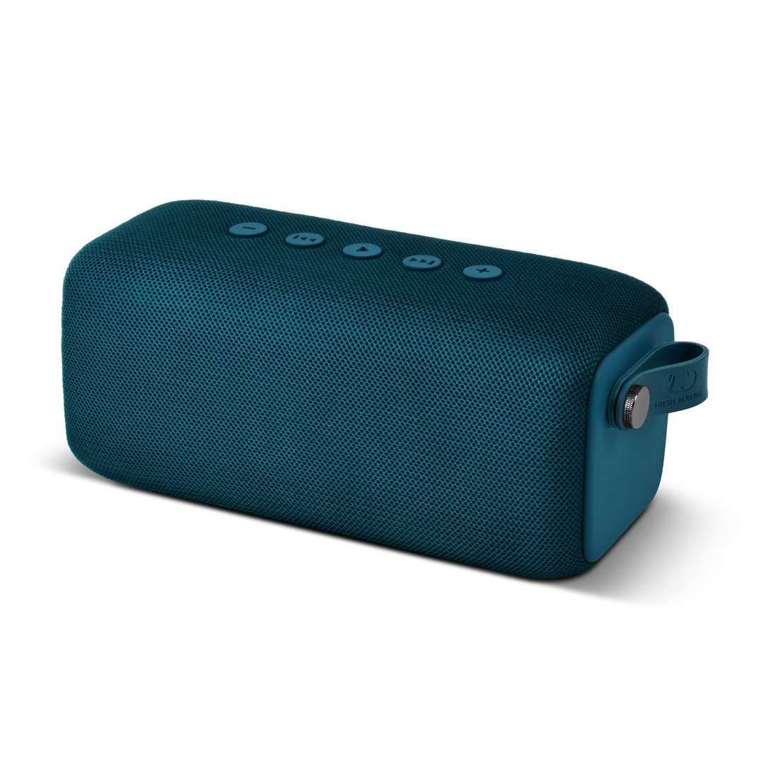 FRESH ‘N REBEL Rockbox Bold M Bluetooth Lautsprecher, Dunkelblau, Wasserfest