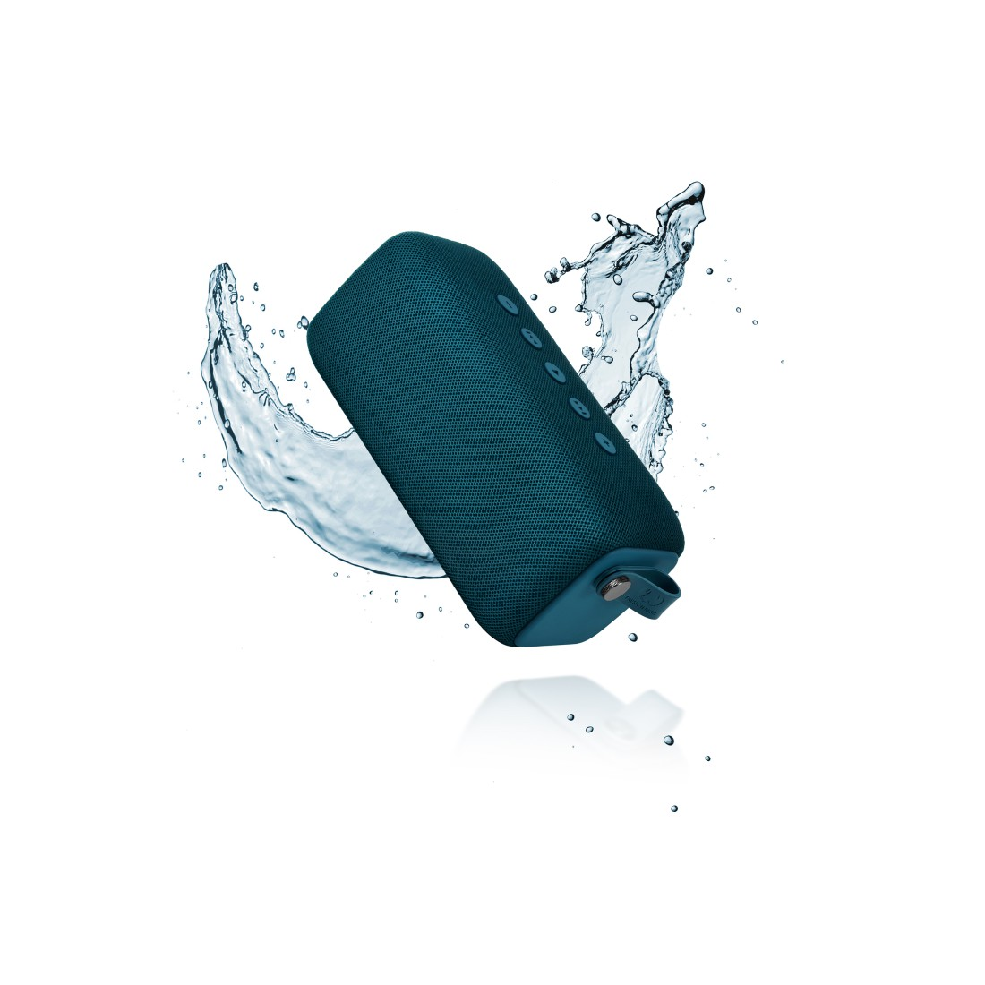 FRESH ‘N REBEL Rockbox Bold M Bluetooth Lautsprecher, Dunkelblau, Wasserfest