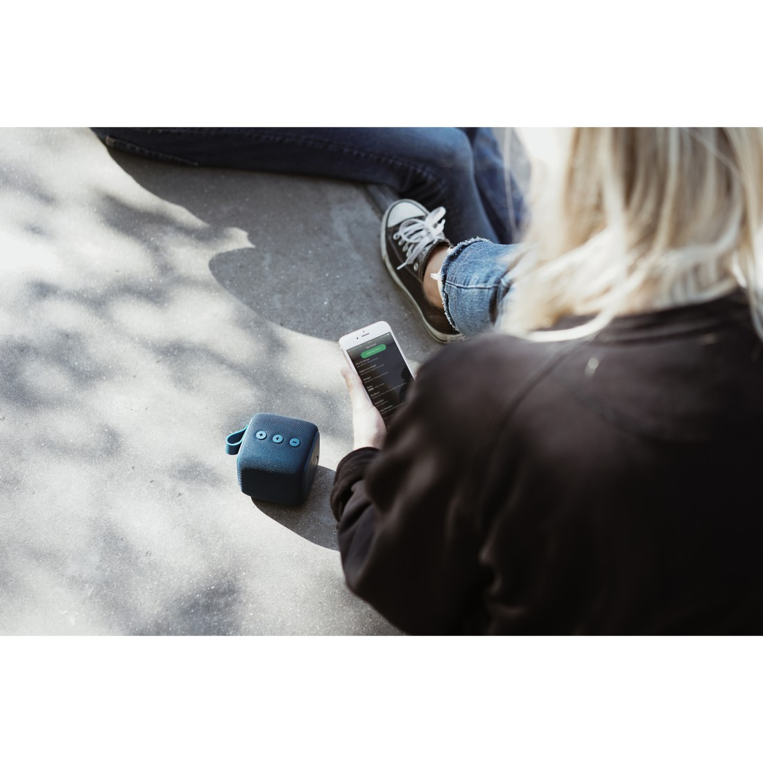 FRESH ‘N REBEL Rockbox Bold S Bluetooth Lautsprecher, Dunkelblau, Wasserfest
