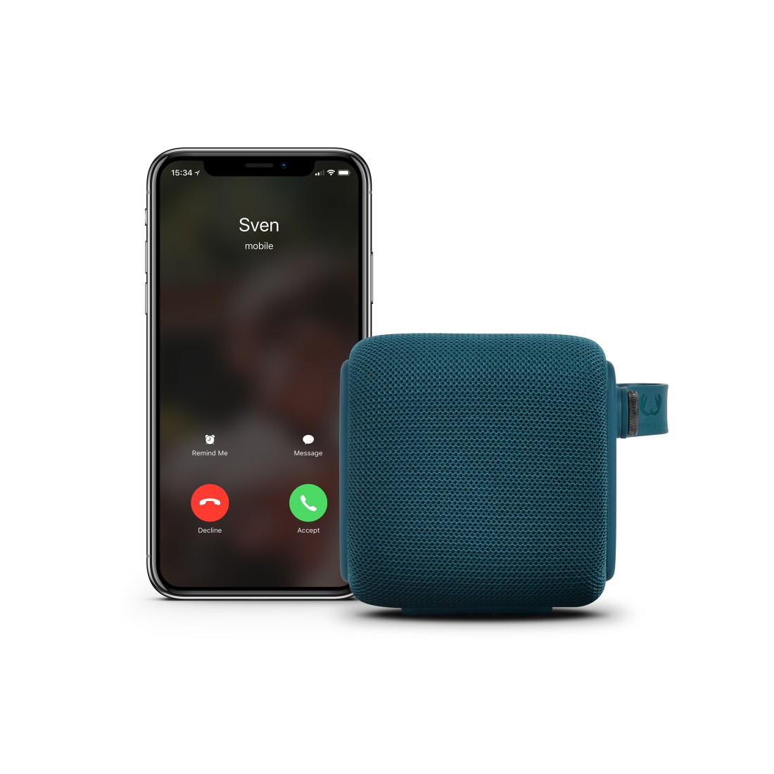 FRESH ‘N REBEL Rockbox Bold S Bluetooth Lautsprecher, Dunkelblau, Wasserfest