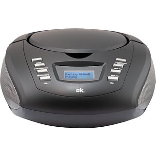 OK ORC 230 - Stereo DAB+ Radio mit CD und BT (DAB, DAB+, FM, Schwarz)