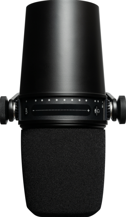 SHURE MV7 Dynamisches Podcast Karaoke-Mikrofon Schwarz