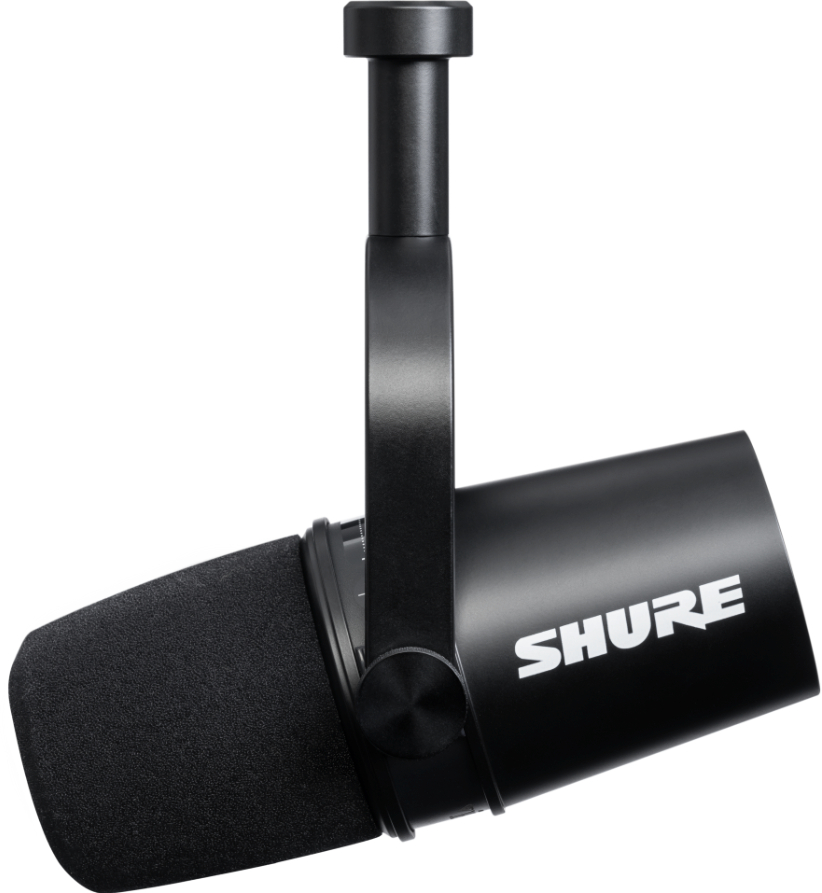 SHURE MV7 Dynamisches Podcast Karaoke-Mikrofon Schwarz