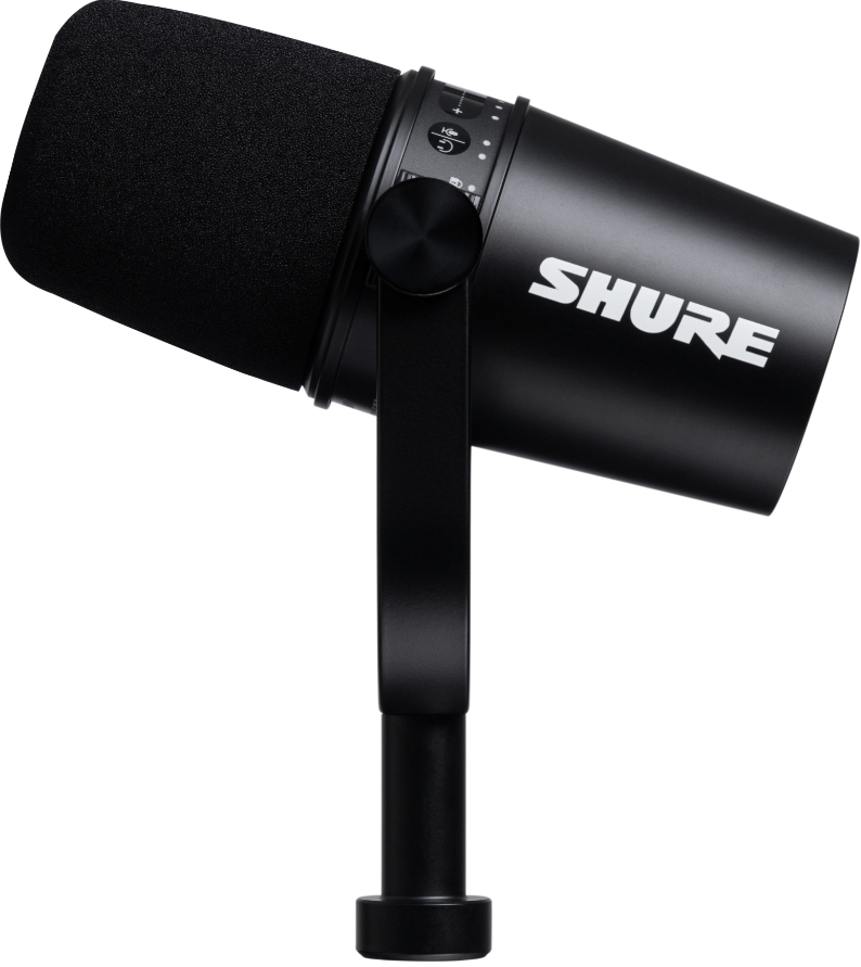 SHURE MV7 Dynamisches Podcast Karaoke-Mikrofon Schwarz