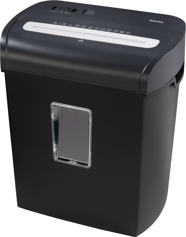 HAMA Papiervernietiger Premium M8 E4-P4-T5 Zwart (50545)