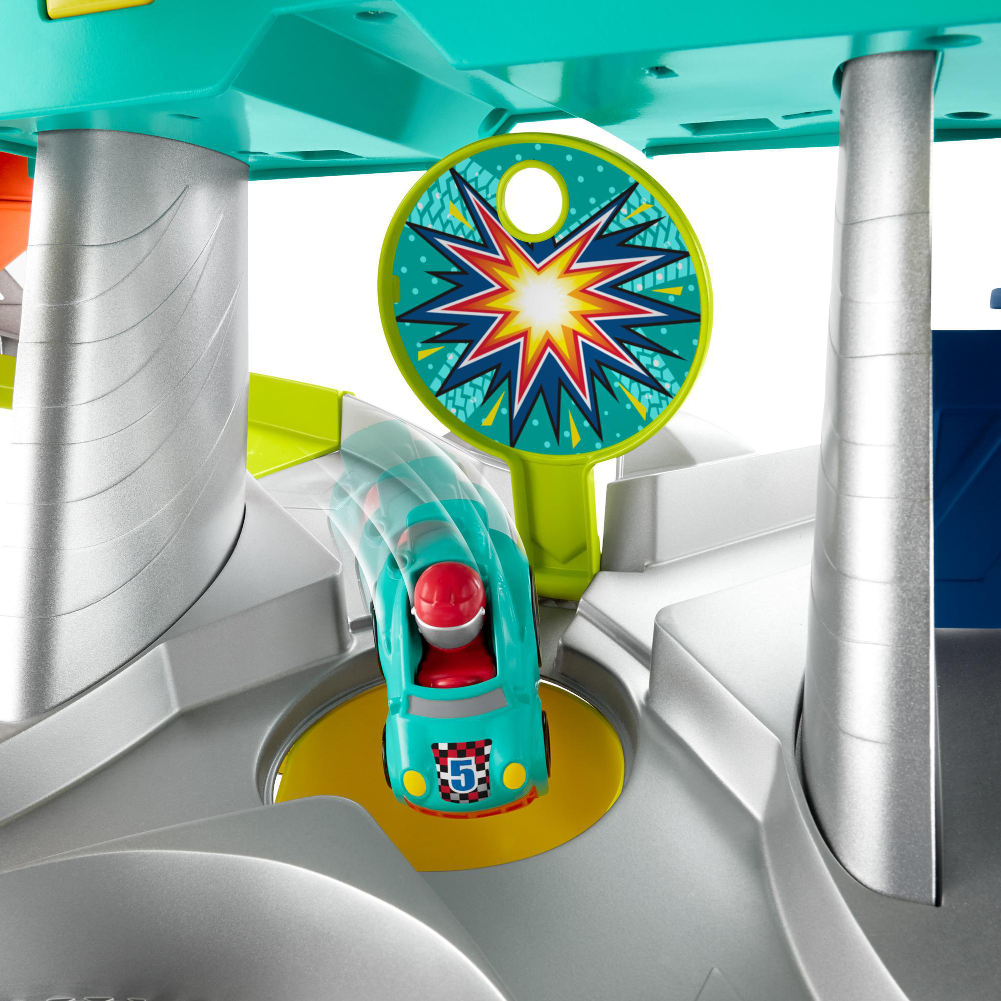 FISHER PRICE Little People Action Rennbahn Fahrzeug-Spielset Autospielset Mehrfarbig