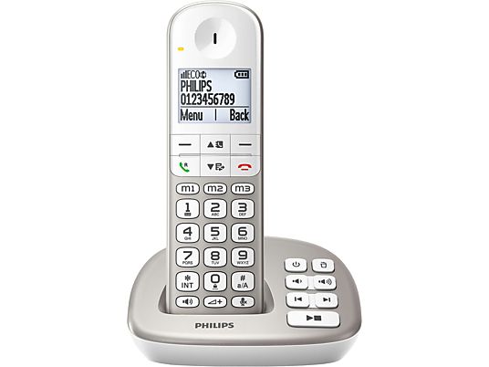 PHILIPS XL4951S/38 - Telefono fisso senza fili (Argento)