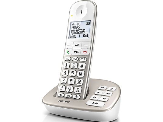 PHILIPS XL4951S/38 - Téléphone sans fil (Argent)