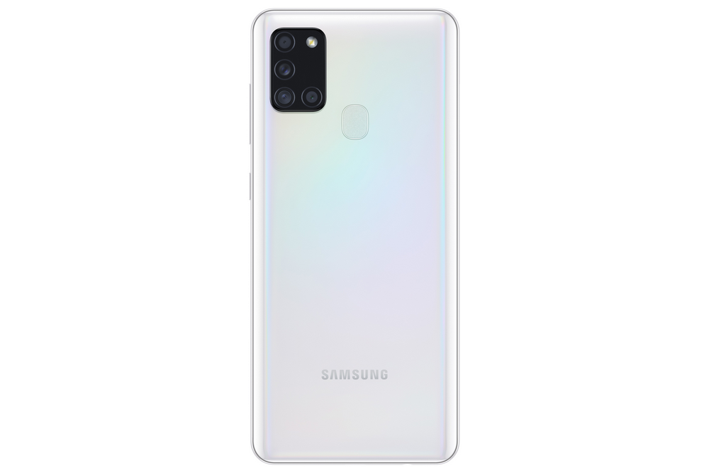 Samsung Galaxy A21s, Blanco, 128 GB, 4 GB RAM, 6.5" HD+, Quad Cam, Exynos 850, 5000 mAh, Android