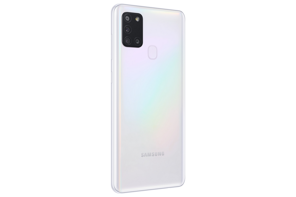 Samsung Galaxy A21s, Blanco, 128 GB, 4 GB RAM, 6.5" HD+, Quad Cam, Exynos 850, 5000 mAh, Android