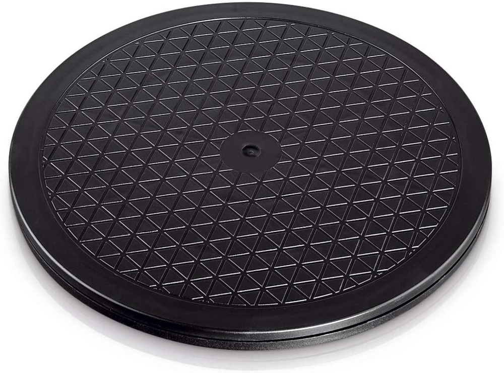 Plataforma - Hama Universal Rotary Plate L, Hasta 37", Giratoria, Hasta 60kg, 32 cm, Negro