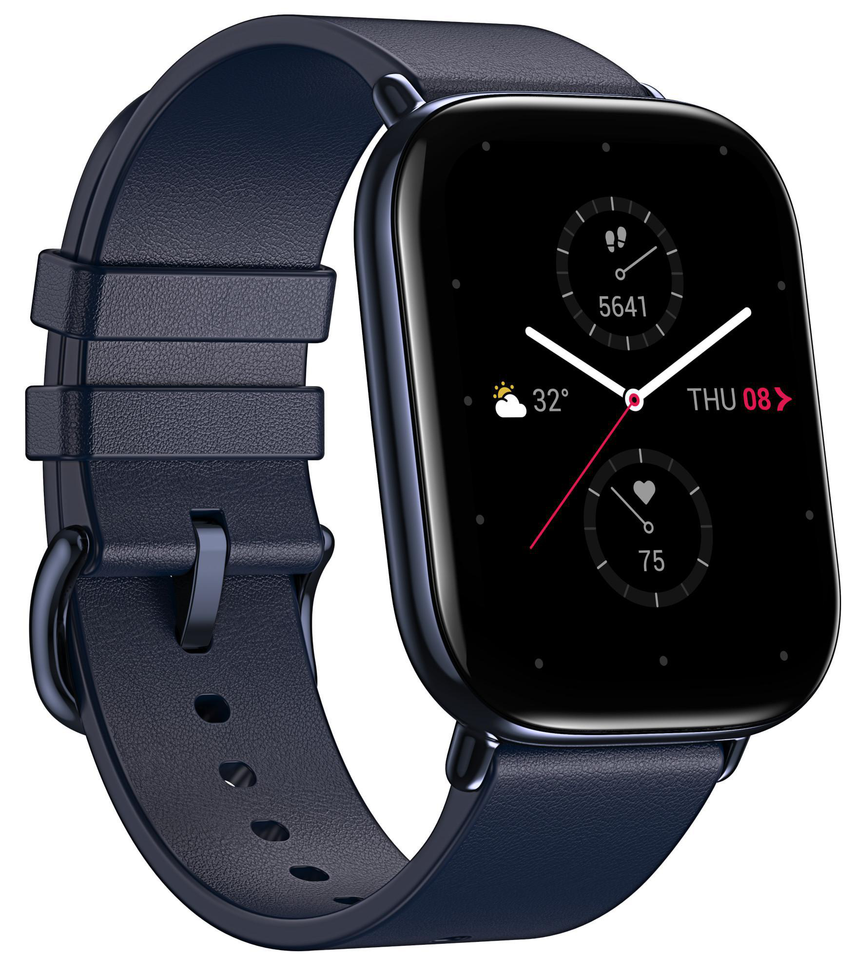 ZEPP E Quadrate, Smartwatch, 70 mm + 100 mm, Deep Sea Blue
