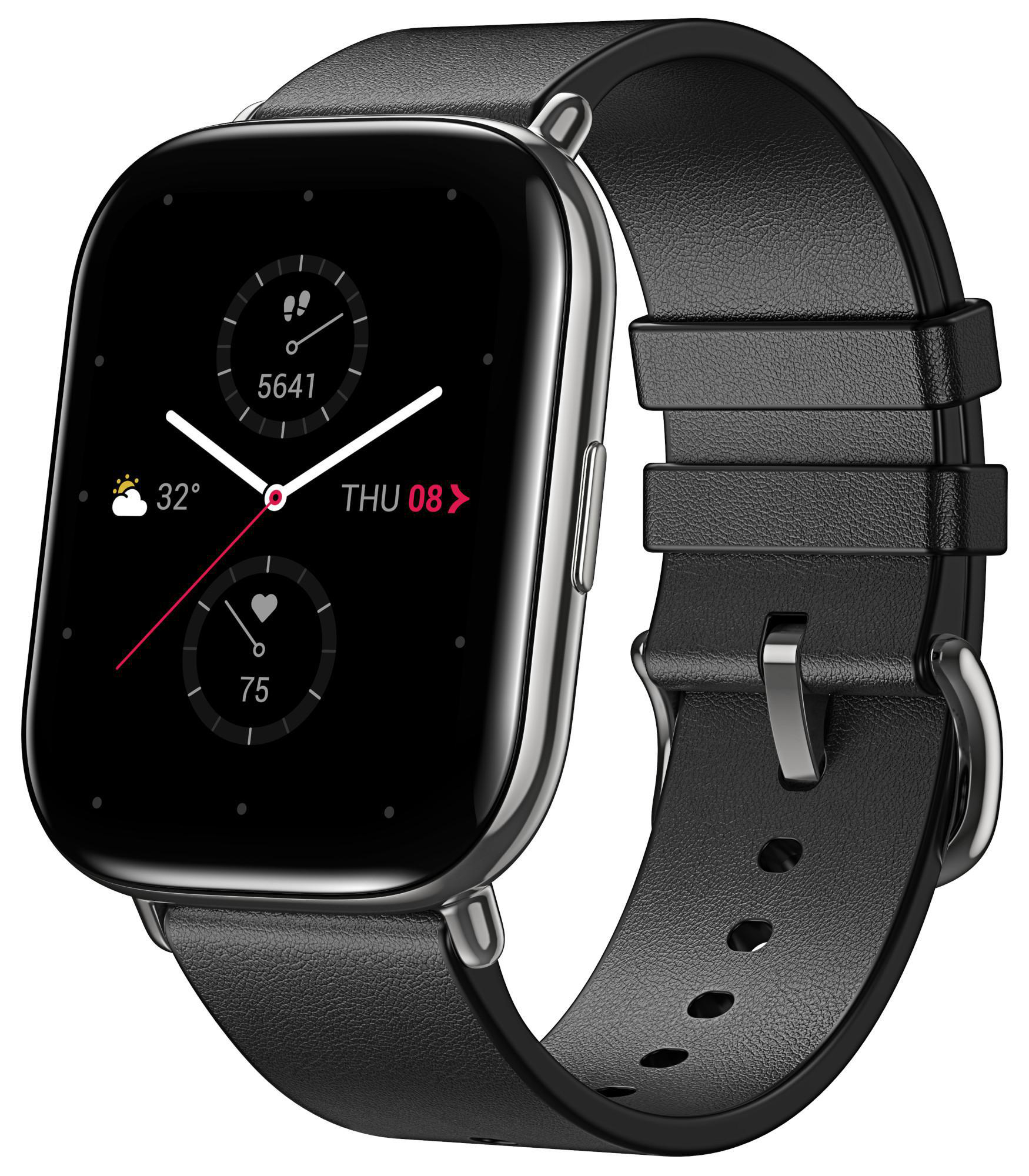 ZEPP E Quadrate, Smartwatch, 70 mm + 100 mm, Polar Night Black