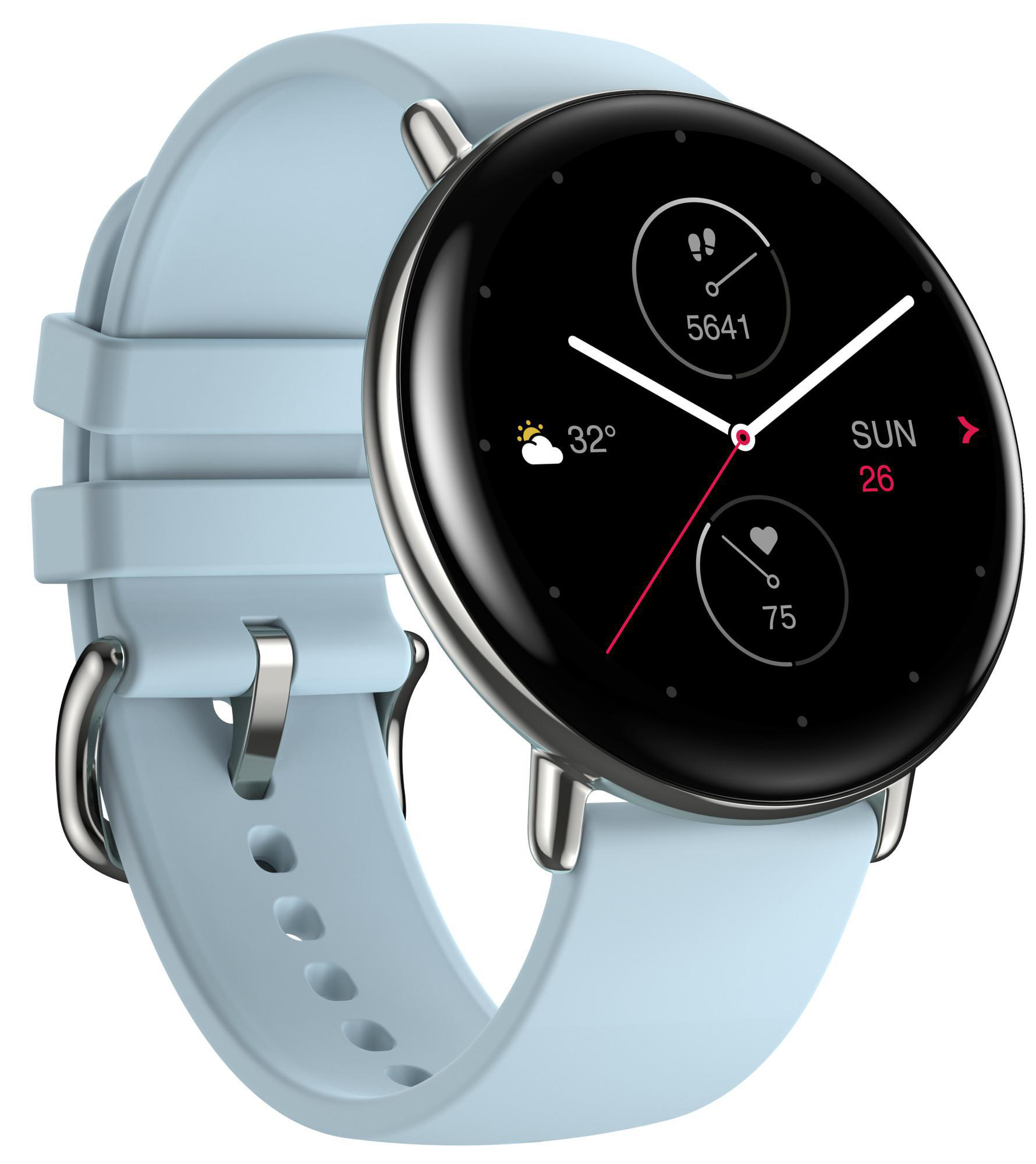 ZEPP E Round, Smartwatch, 70 mm + 100 mm, Ice Blue