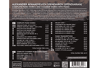 Ayrapetyan,M./Ayrapetyan,Y./Sergeev,V./Fokin,D. - Complete Piano Works And Chamber Works with Piano  - (CD)